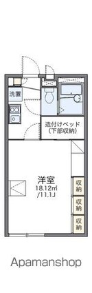 レオパレス慶[1K/26.49m2]の間取図