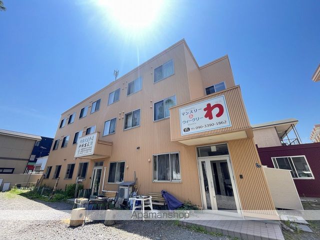 函館市電本線湯川線 柏木町駅 徒歩7分 3階建 築14年の外観写真