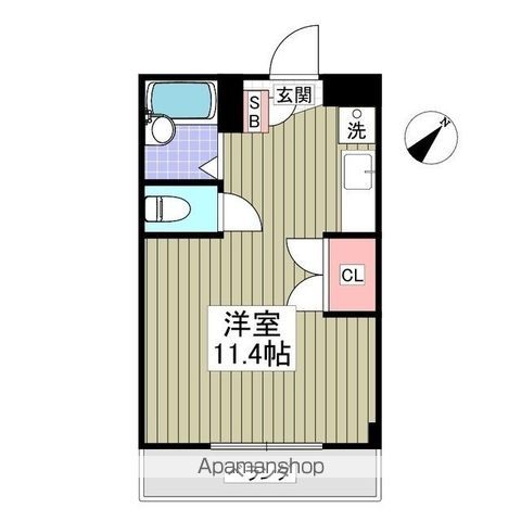 フェリオ毛呂山の間取り写真