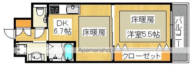 パークナードフィットなかもずの間取り写真