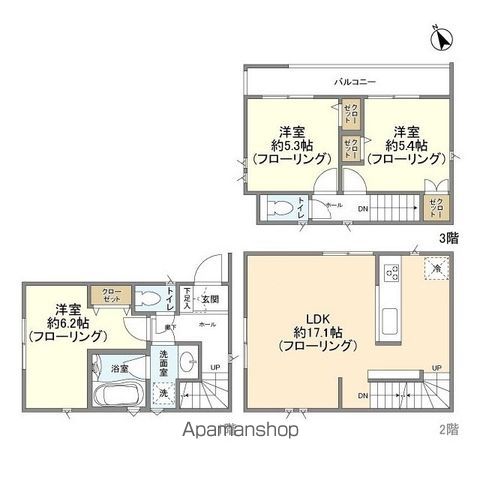 ＫＯＬＥＴ稲田堤の間取り