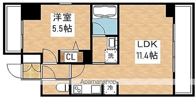 S−RESIDENCE江坂EMINENCEの間取り写真