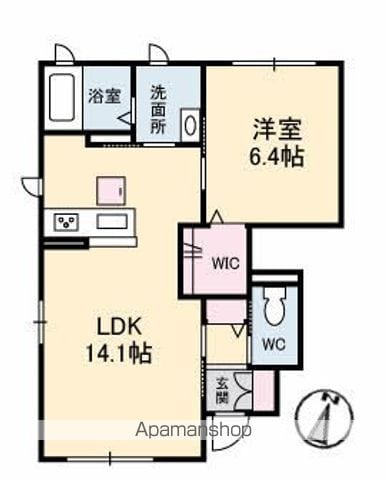 クレアガーデン A棟の間取り写真