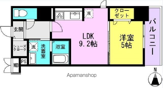 フレンシア西宮北口の間取り写真