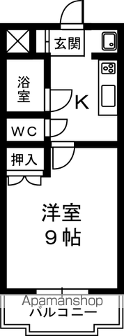 ローザンヌⅥ 301 ｜ 静岡県浜松市中央区丸塚町121-1（賃貸マンション1K・3階・25.92㎡） その2