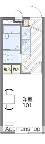 レオパレス道後物語の間取り写真