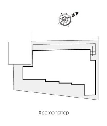 レオパレス祐天寺[1K/12.98m2]の配置図