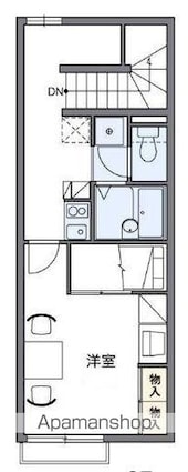 レオパレスＫ＆Ｓ[1K/28.02m2]の間取図
