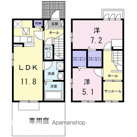 マルワ　オータムの間取り