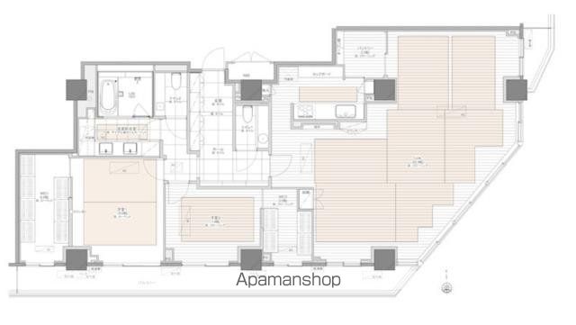 渋谷区代々木のマンションの間取り