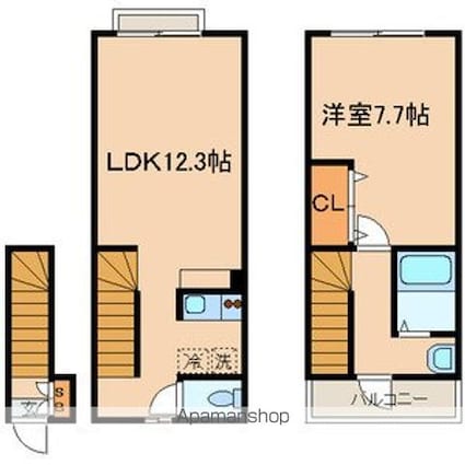ＭＩＯ曳舟[1LDK/50.51m2]の間取図