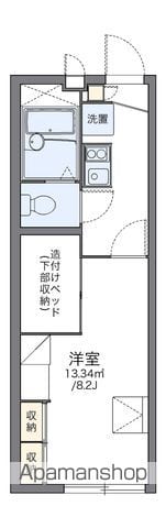 レオパレスらくしんの間取り写真
