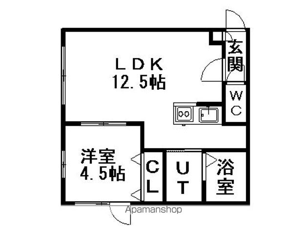 プレシャス15番館の間取り写真