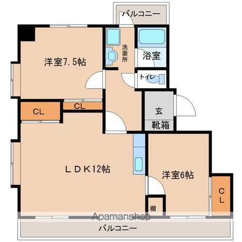 田代セントラルハイツの間取り写真