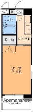 グラン平和通[1K/20.88m2]の内装2