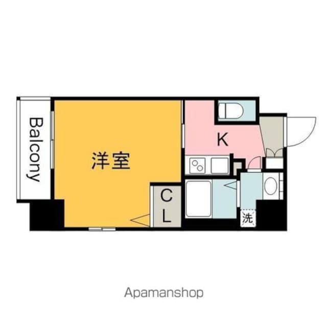 ウェンディ橋本町[1K/29.03m2]の間取図