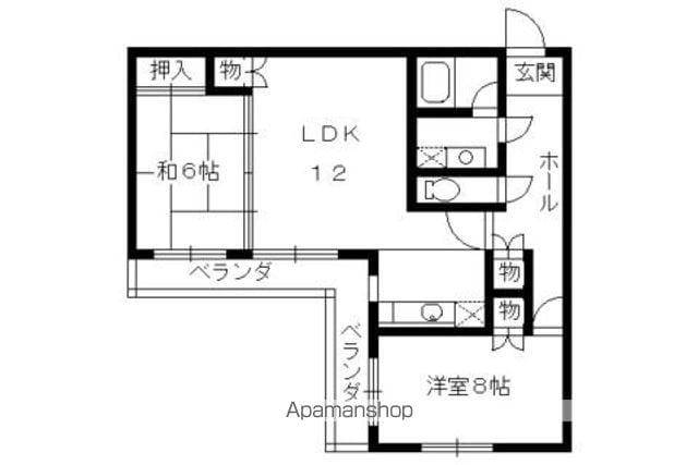 パラドール宮前橋の間取り写真