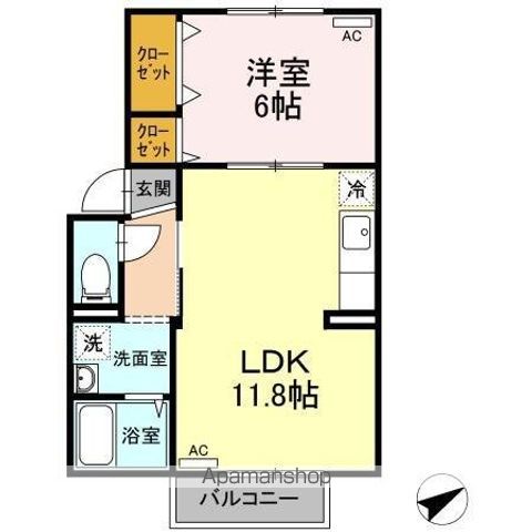 NEWプレジール倉敷A棟の間取り写真