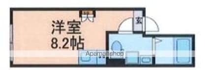 グレイスミロ南常盤台[1R/20.02m2]の間取図