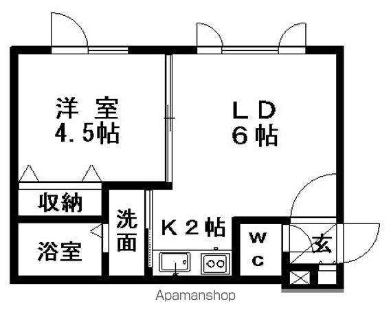 リッチタウン栄通壱番館の間取り写真