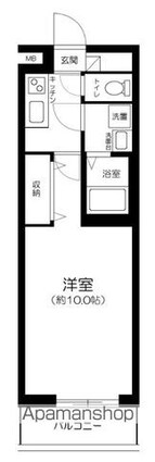 エルミ上落合[1K/31.68m2]の間取図