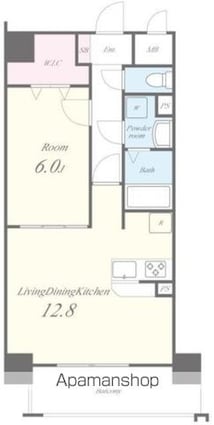 サニーコート向島[1LDK/44.62m2]の間取図