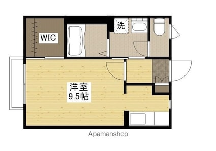メゾン・スミダ[1R/27.45m2]の間取図