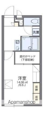 レオパレス秋桜の間取り写真