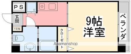 アプトン・パーク２１[1K/30m2]の間取図