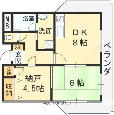 カサヴォストラ喜連3NEW HOPEの間取り写真