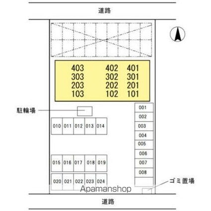 グランパルク[2LDK/71.78m2]の配置図