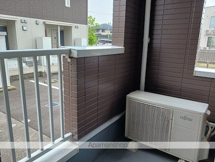 ファミール　ハウスⅤ　Ａ[1LDK/45.25m2]のバルコニー