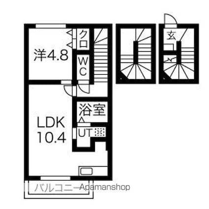 グランメゾン[1LDK/48.65m2]の間取図
