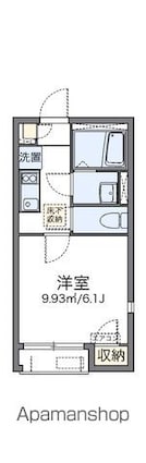 レオネクストフレシールコート[1K/20.75m2]の間取図