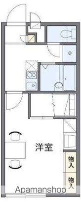 レオパレスエスポワール[1K/23.18m2]の間取図