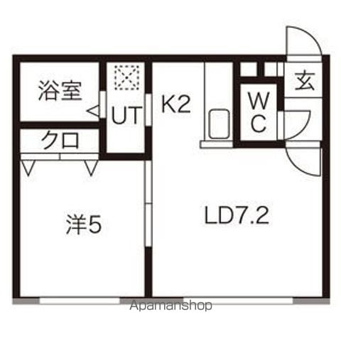 キャステル東札幌の間取り写真