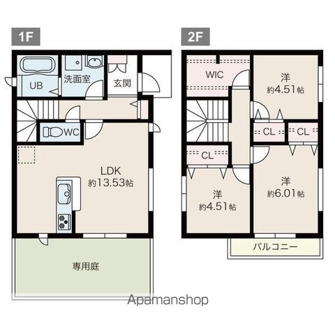 T&Fすみよし富洲原の間取り写真