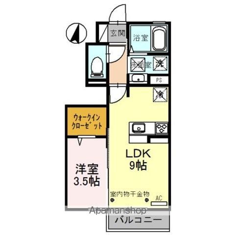 クロワールの間取り写真