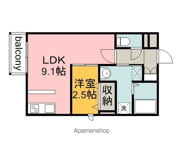 月光南観音壱番館の間取り写真