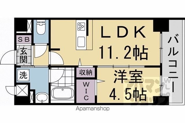ラウレア西院の間取り写真