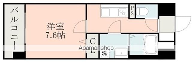 S−RESIDENCE熊本駅前の間取り写真