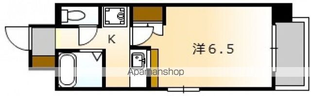 エステートベネフィット５フルタ[1K/20.65m2]の間取図