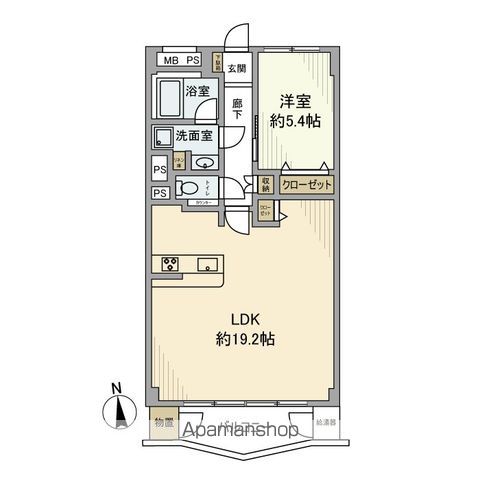 横浜ハイタウン1号棟の間取り写真
