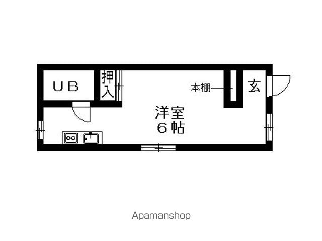 コーポ南台の間取り写真