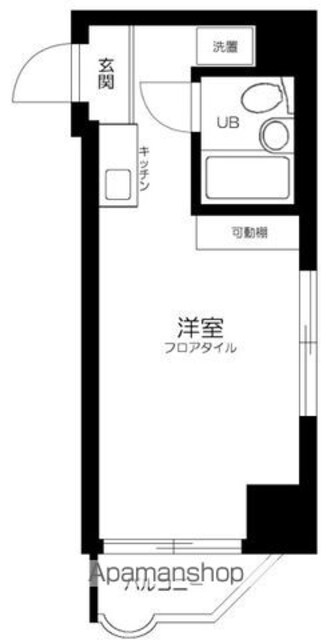 メゾン・ド・リベラル[1R/16.47m2]の間取図