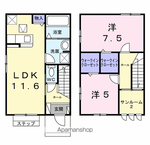 【武蔵村山市本町のアパートの間取り】