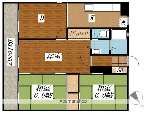 赤坂第２パールビルの間取り