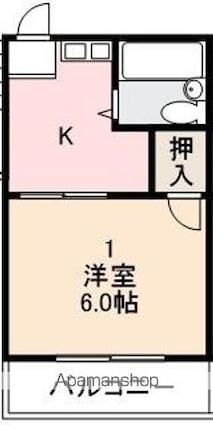 コート紙町Ⅳ[1K/19m2]の間取図