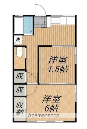さくらマンション[2K/33.3m2]の間取図