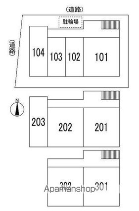 アネックスファイブ[2DK/39.67m2]の配置図